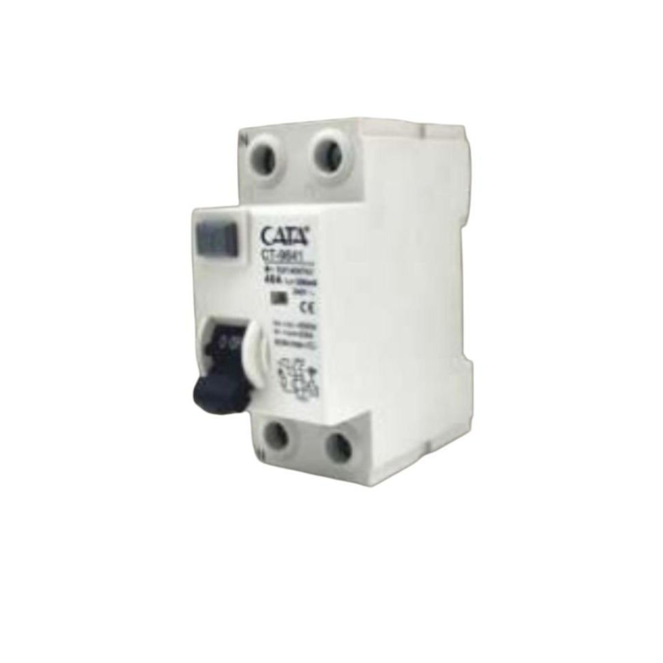 Cata CT-9641 2x40A 300mA Monofaze Yangın Koruma Rolesi