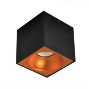 Lebis Siyah-Bakır Renk Gu10 Duylu Kare Tavan Armatür