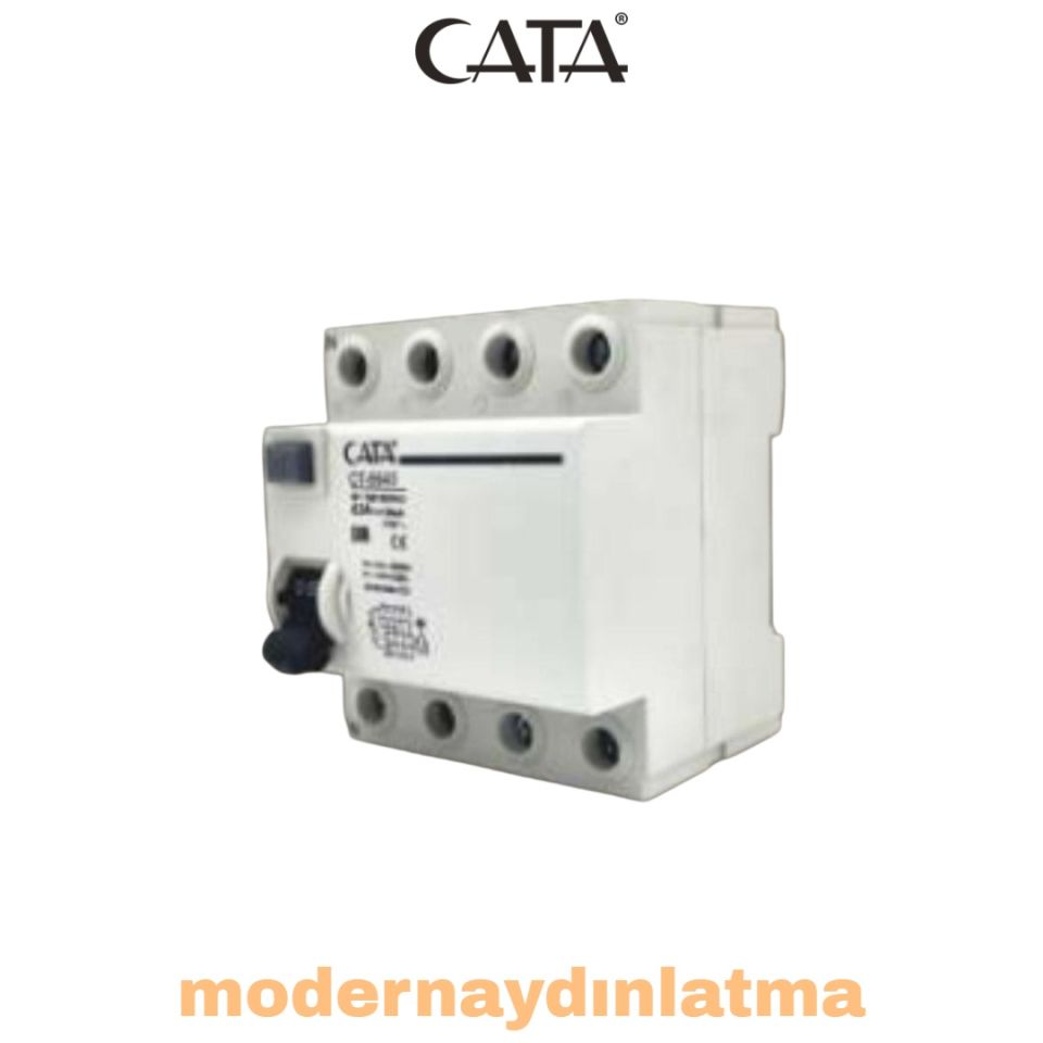 Cata CT-9645 4x63A 300mA Trifaze Yangın Koruma Rolesi