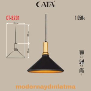 Cata CT-8201 Tekli Sarkıt Avize