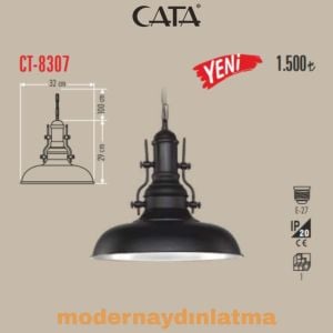 Cata CT-8307 Tekli Sarkıt Avize