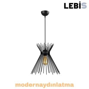 Lebis Siyah Renk Kirpi Sarkıt