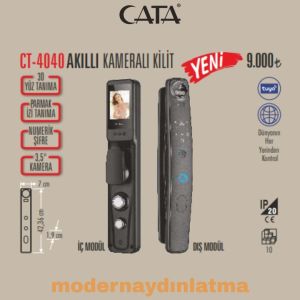 Cata CT-4040 Tuya Akıllı Kamera Kilit