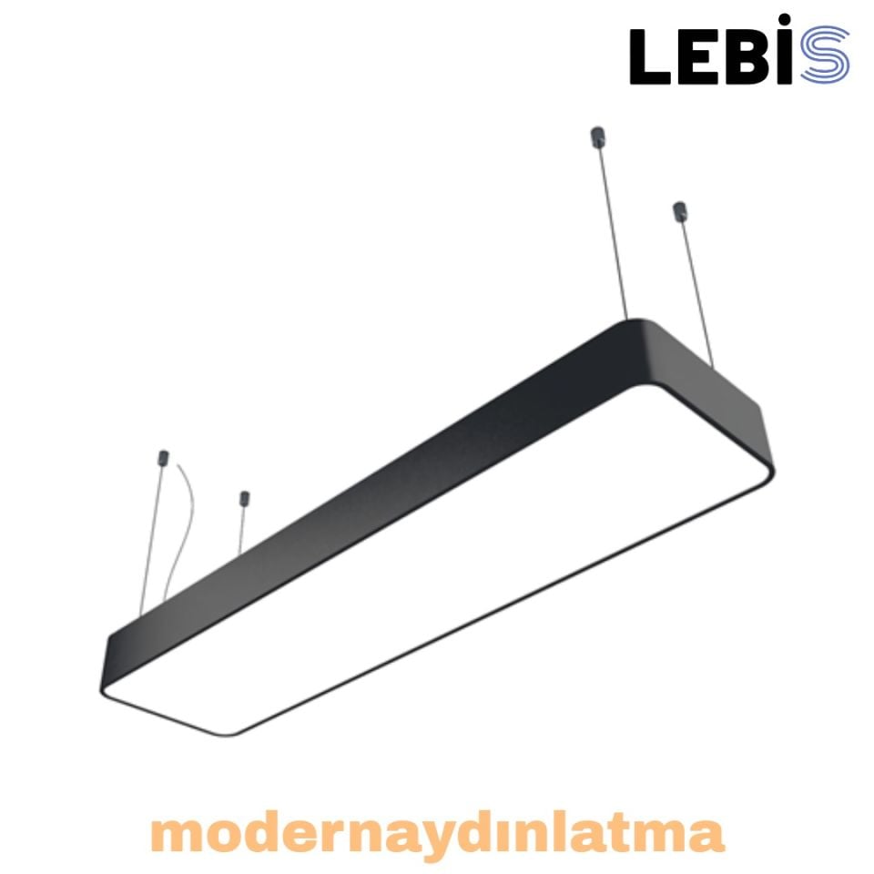 Lebis 60x120 Cm Osram Ledli Oval Dikdörtgen Davul Lineer Armatür