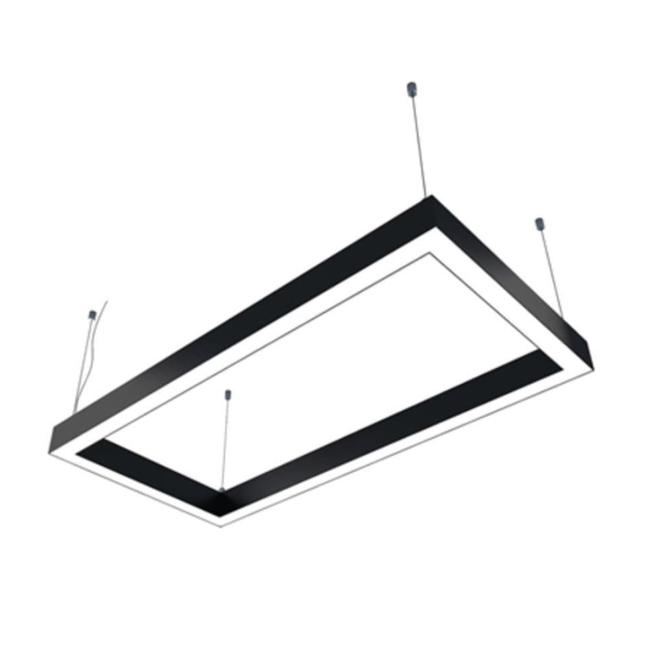 Lebis 60x120 Cm Osram Ledli Dikdörtgen Lineer Aydınlatma Armatürü