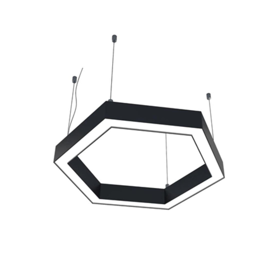 Lebis 6x45 Cm 90 Cm Çap Altıgen Lineer Aydınlatma Armatürü