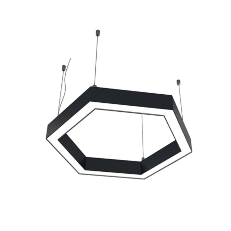 Lebis 6x45 Cm 90 Cm Çap Altıgen Lineer Aydınlatma Armatürü
