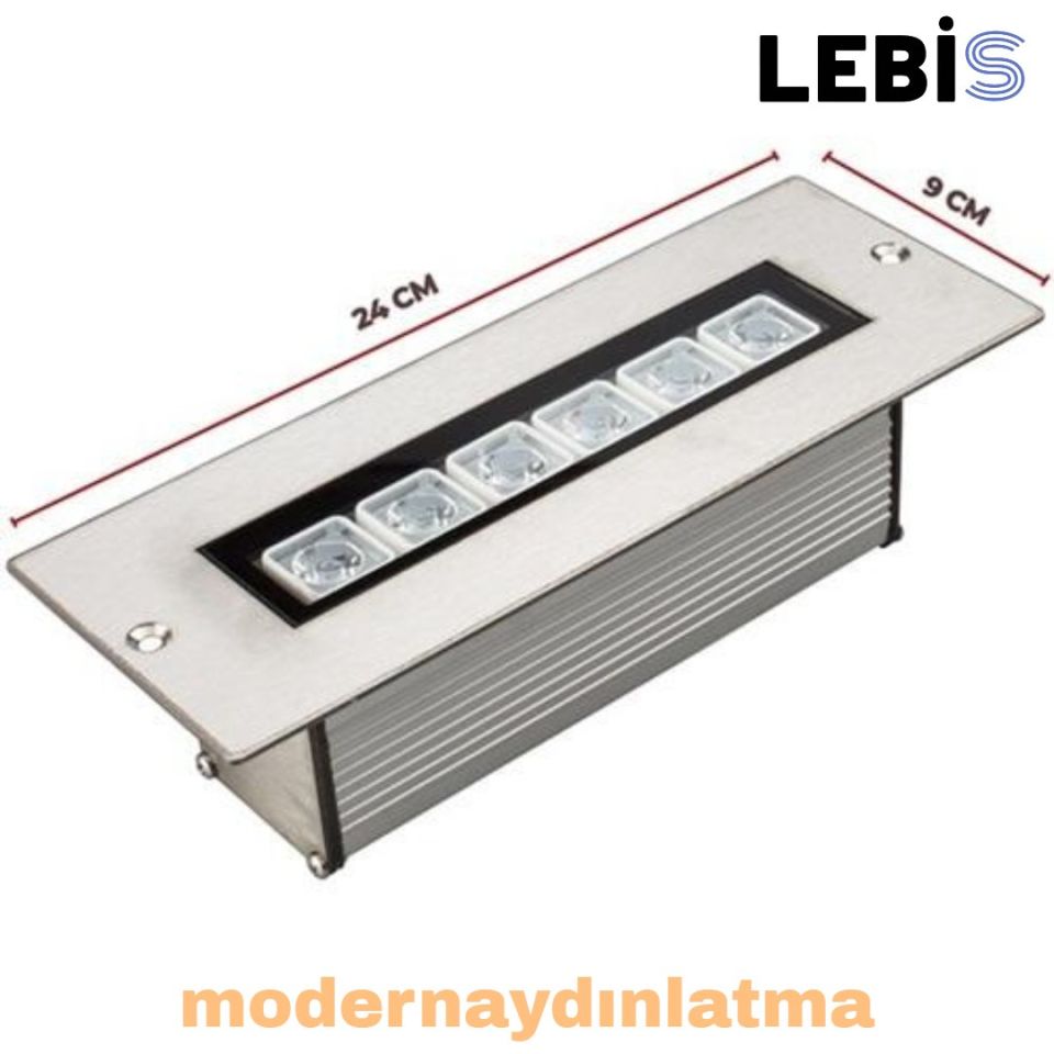 Lebis 20 Cm 6W Sıva Altı Wallwasher Aydınlatma