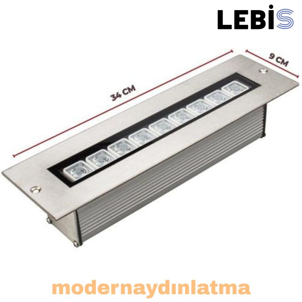 Lebis 30 Cm 9W Sıva Altı Wallwasher Aydınlatma
