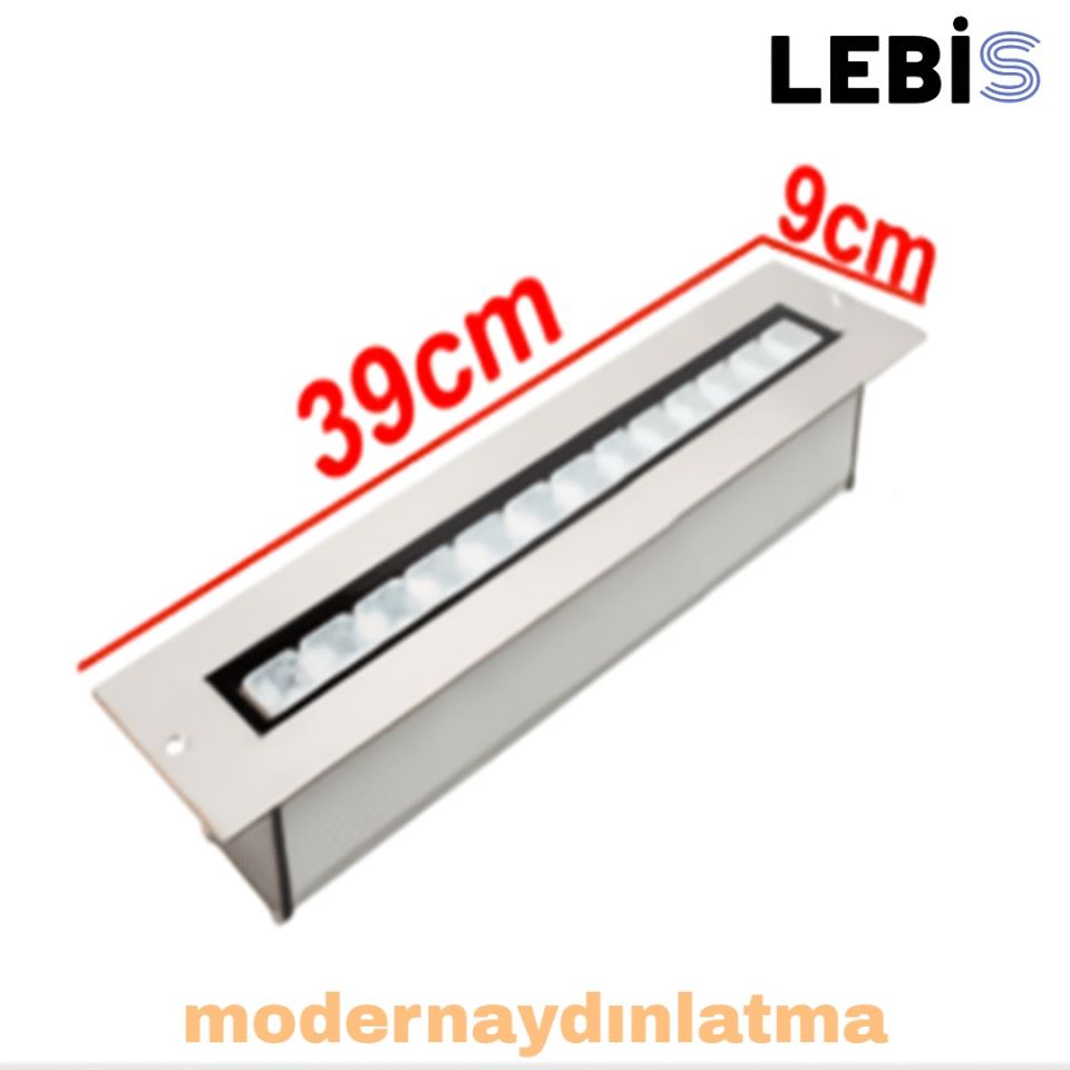 Lebis 35 Cm 12W Sıva Altı Wallwasher Aydınlatma