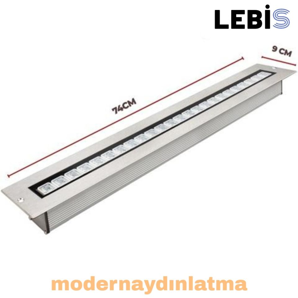 Lebis 70 Cm 24W Sıva Altı Wallwasher Aydınlatma
