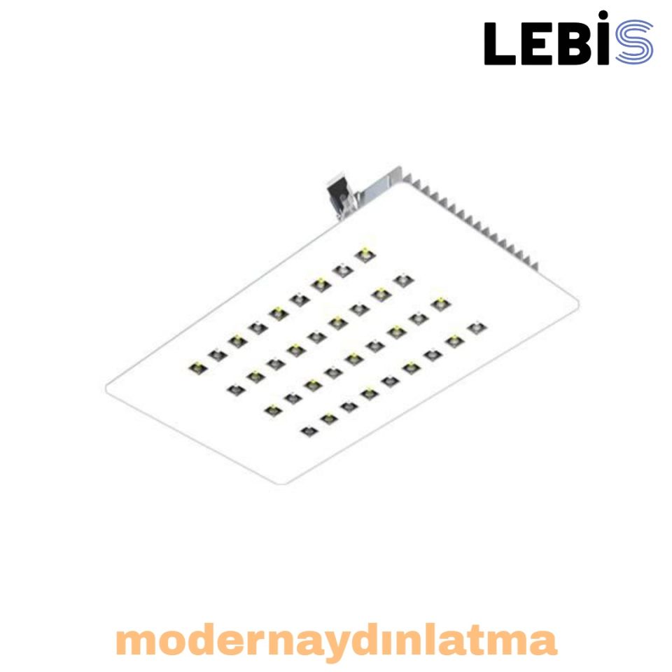 Lebis 18W Dikdörtgen Kuyumcu Aydınlatma Armatürü
