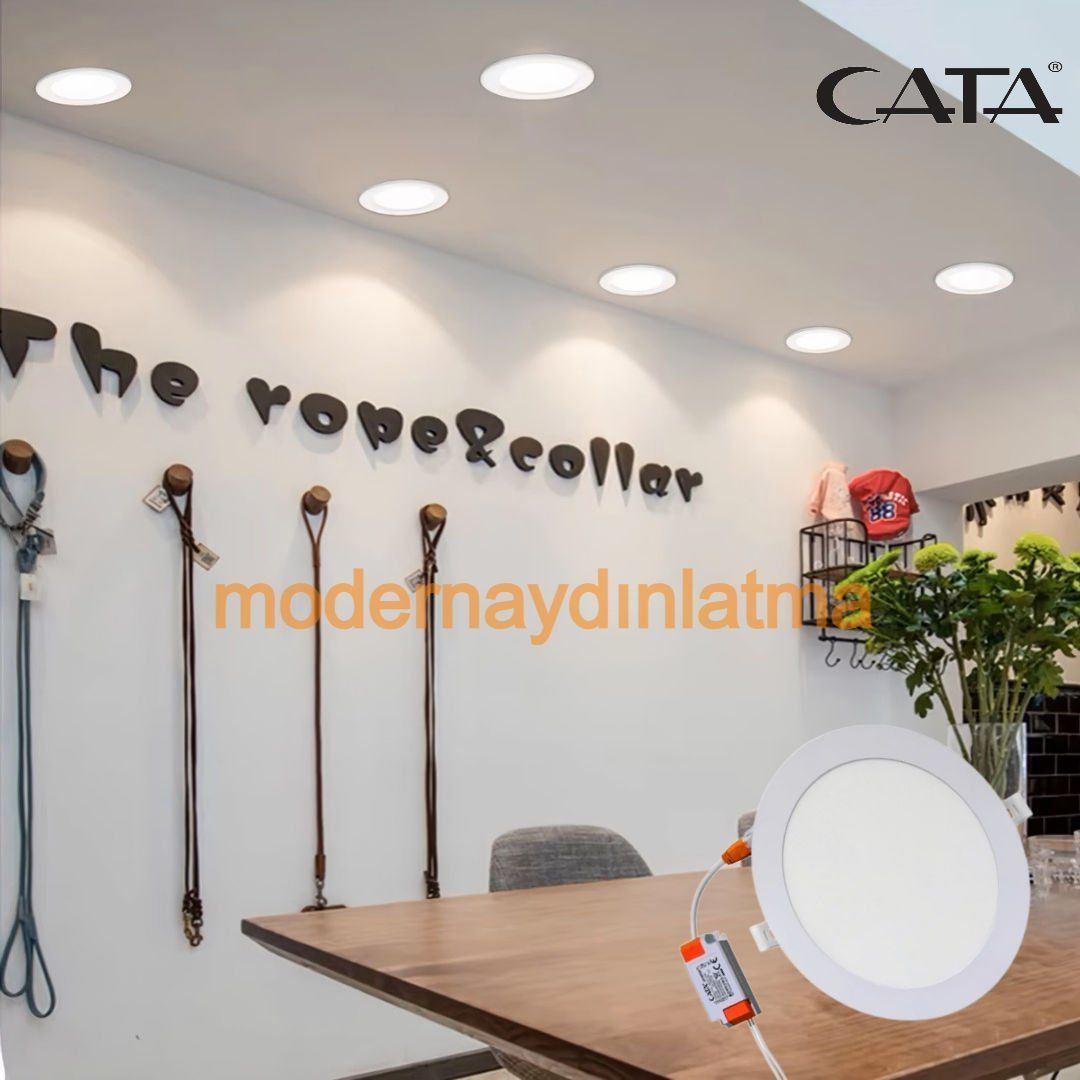 Cata CT-5147 12W Led Panel Spot Beyaz Işık