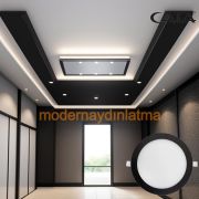 Cata CT-5129 18W Siyah Kasa Slim Led Panel Spot Beyaz Işık