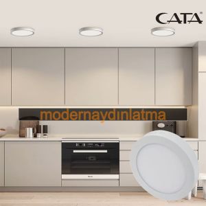 Cata CT-5271 25W Sıva Üstü Yuvarlak Led Panel Beyaz Işık