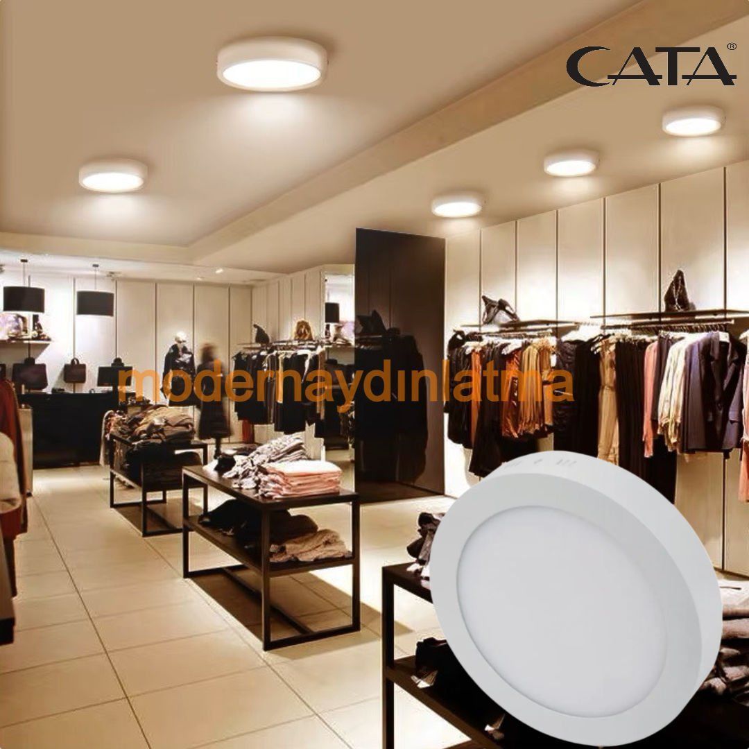 Cata CT-5273 30W Sıva Üstü Yuvarlak Led Panel Günışığı
