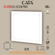 Cata CT-5280 25W 30x30 Slim Led Panel Beyaz Işık