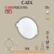 Cata CT-5660 10W Xplus Ayarlanabilir Slim Led Panel Günışığı