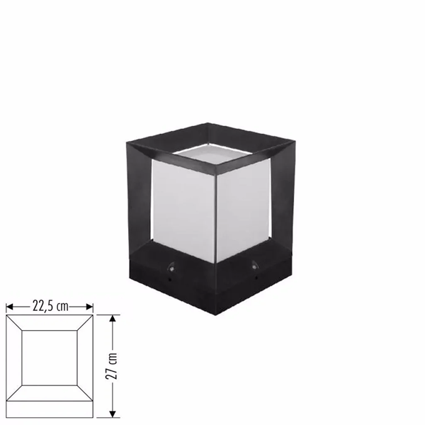 Cata Milan E-27 Duylu 22x27 Cm ABS Bahçe Armatür CT-7022