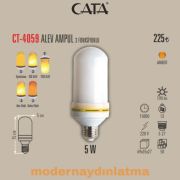 Cata CT-4059 3 Fonksiyonlu Ledli Alev Ampül