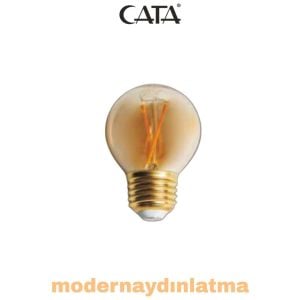Cata CT-4283 4W E27 Duylu Rustik Led Ampül Amber Işık