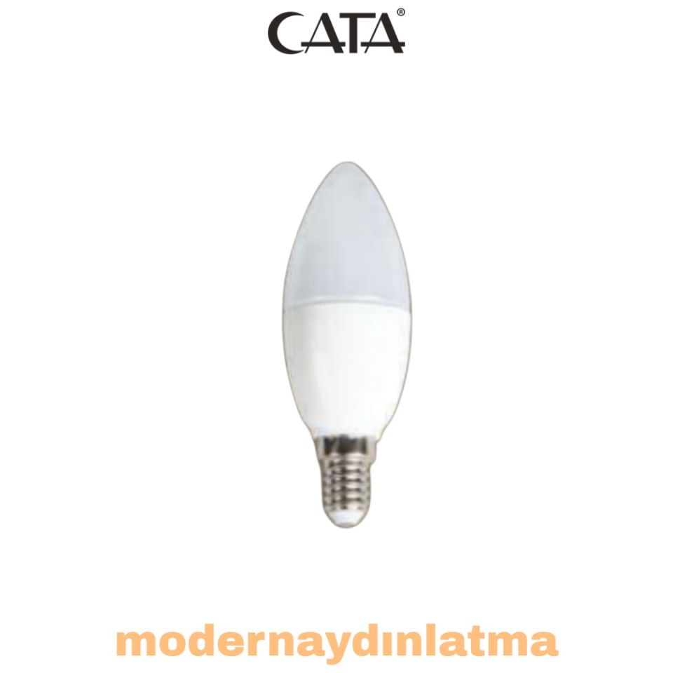 Cata CT-4083 8W E14 Duylu Led Mum Ampül Günışığı