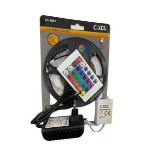 Cata CT-4557 Kumandalı Hazır Şerit Led Seti 5 Mt RGB