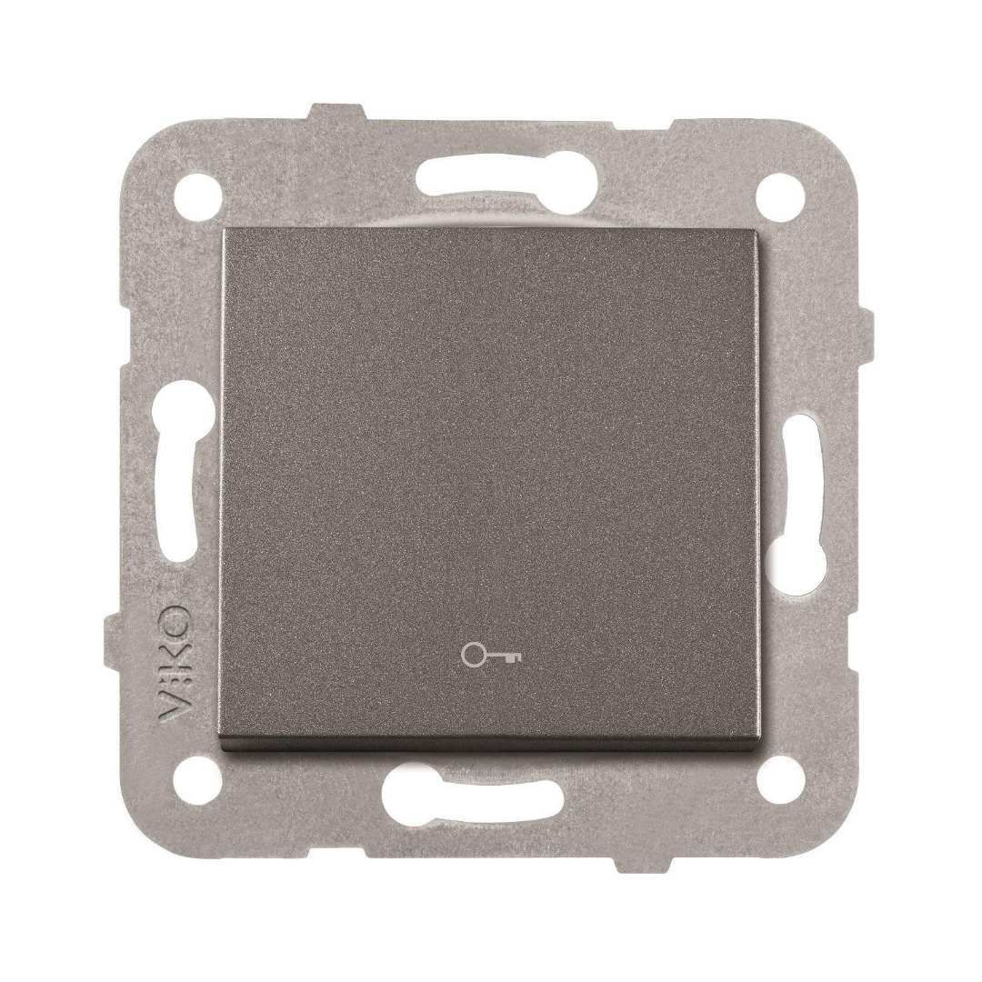 Viko Novella Serisi Füme Renk Anahtar Prizler Kapı Otomatik Anahtarı - Çerçevesiz