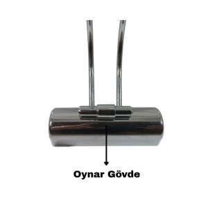 Lebis Elektrikli Ayna Üstü Flüt Aplik Tablo Aydınlatma 35 Cm Krom Kasa - Beyaz Işık