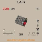 Cata CT-2559 12V 3 Amper Şerit Led Trafosu