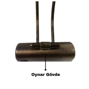 Lebis Pilli Ayna Üstü Flüt Aplik Tablo Aydınlatma 35 Cm Eskitme Kasa - Beyaz Işık