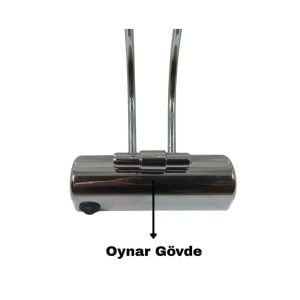 Lebis Pilli Ayna Üstü Flüt Aplik Tablo Aydınlatma 35 Cm Krom Kasa - Günışığı Işık