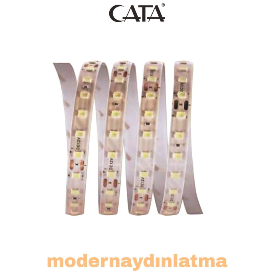 Cata CT-4540 12V 120 Ledli İç Mekan Şerit Led Beyaz Işık