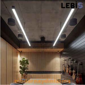 Lebis Sıva Üstü Lineer Led Aydınlatma 5x8 Kasa 80 Cm