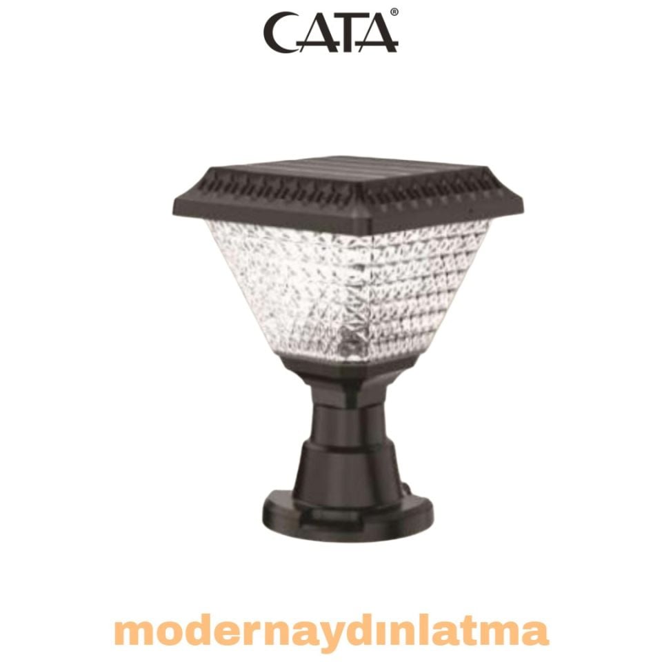 Cata CT-7315 30W Güneş Enerjili Solar Bahçe Armatür Set Üstü Beyaz Işık