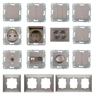 Viko Trenda Serisi Antrasit Renk Anahtar Priz Modelleri