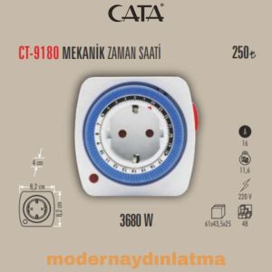 Cata CT-9180 Mekanik Zaman Saati