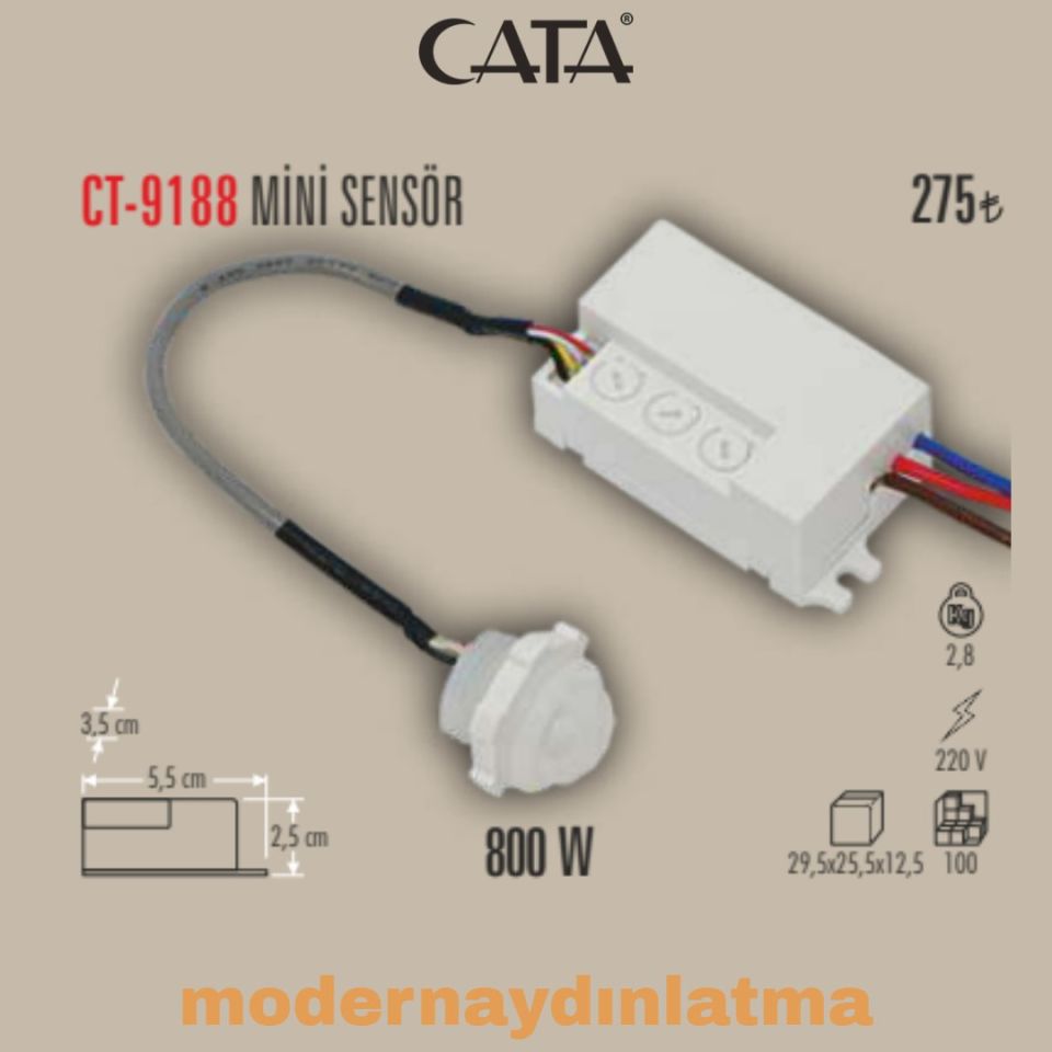 Cata CT-9188 Mini Sensör