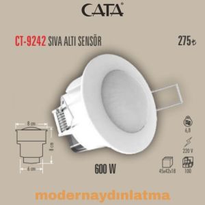 Cata CT-9242 Sıva Altı Hareket Sensörü