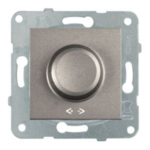 Viko Trenda Serisi Antrasit Renk Anahtar Priz Modelleri Dimmer Anahtarı 40-600W - Çerçevesiz