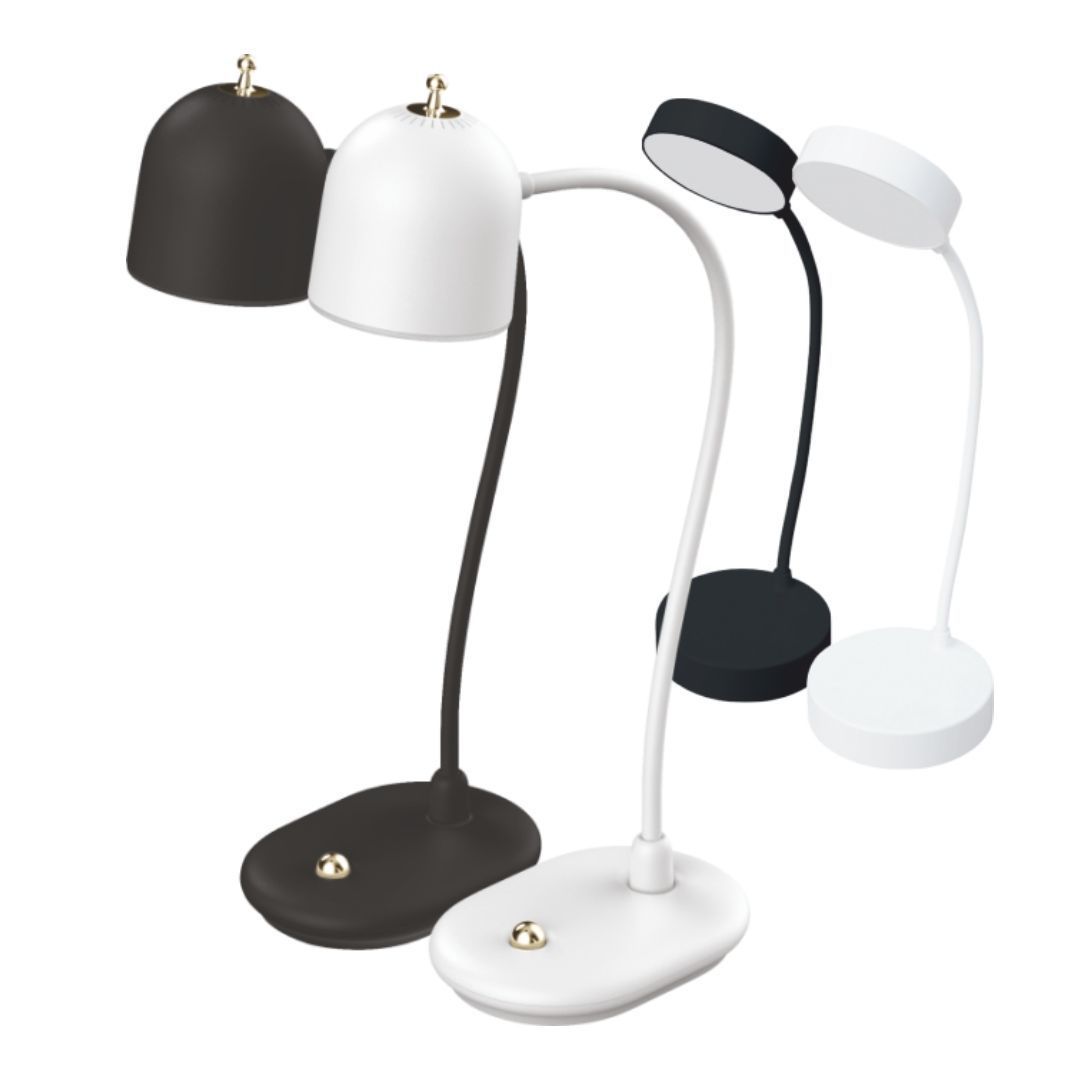 Cata CT-8440 Berlin 3 Renkli Dimmerli Şarjlı Dokunmatik Masa Lambası Siyah Şapkalı