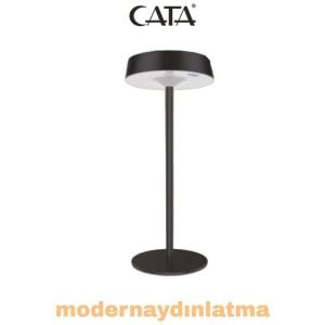 Cata CT-8450 Dubai 3 Renkli Dimmerli Solar Şarjlı Masa Lambası Siyah
