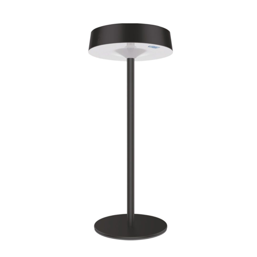 Cata CT-8450 Dubai 3 Renkli Dimmerli Solar Şarjlı Masa Lambası Siyah