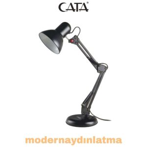 Cata CT-8405 New York E27 Duylu Elektrikli Masa Lambası Siyah