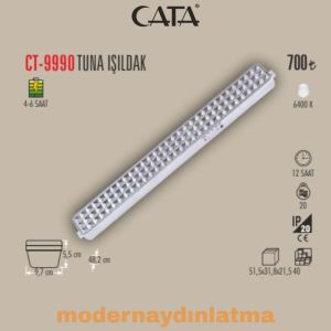Cata CT-9990 90 Ledli Şarjı Işıldak Acil Durum Aydınlatma