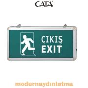 Cata CT-9166 3 Saat Şarjlı Exit Çıkış Armatürü Çift Yönlü