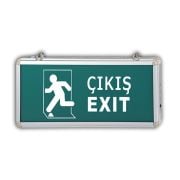 Cata CT-9166 3 Saat Şarjlı Exit Çıkış Armatürü Çift Yönlü