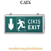 Cata CT-9167 3 Saat Şarjlı Exit Çıkış Armatürü Aşağı Yön