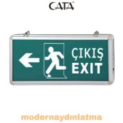 Cata CT-9170 3 Saat Şarjlı Exit Çıkış Armatürü Sol-Sağ Çift Yönlü