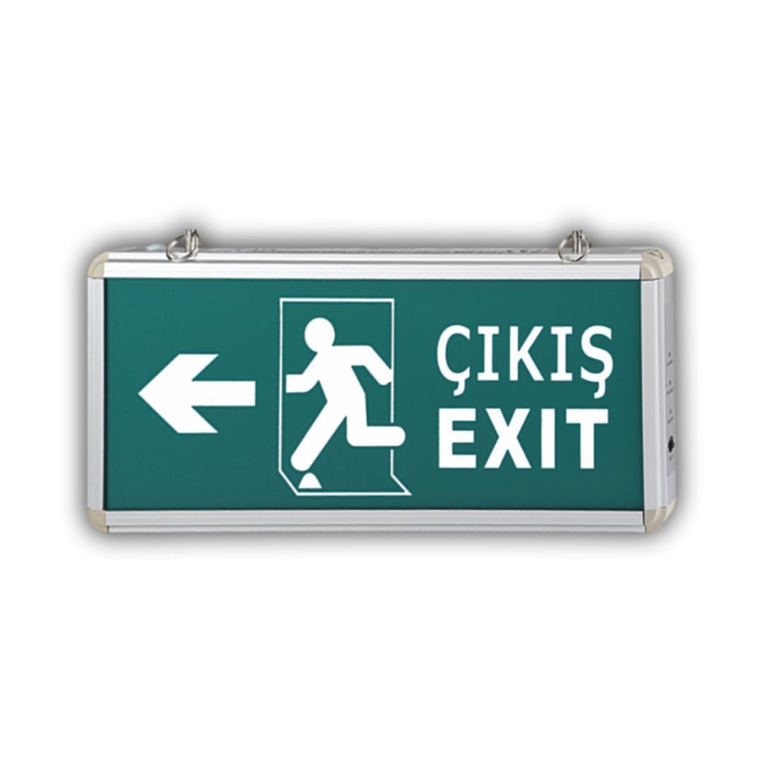 Cata CT-9170 3 Saat Şarjlı Exit Çıkış Armatürü Sol-Sağ Çift Yönlü